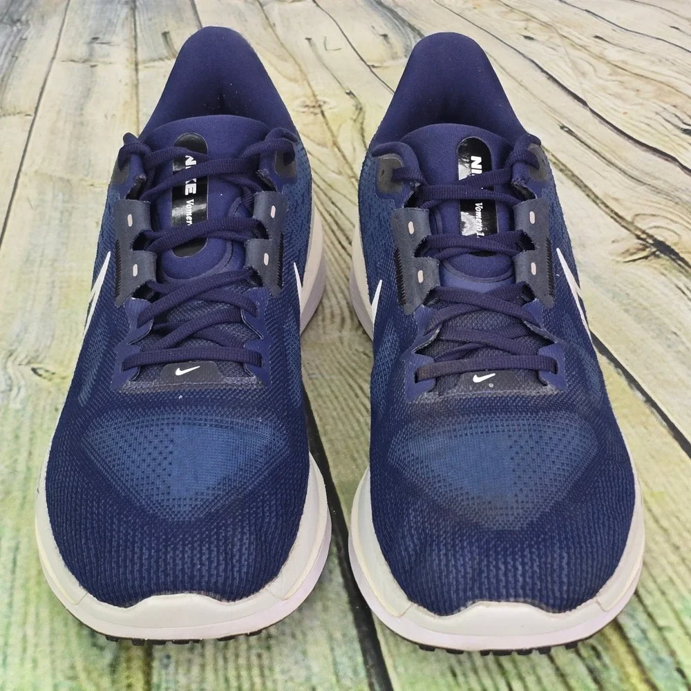 Nike Air Zoom Vomero 17 Running Shoes Mens 11 Navy Blue White FB1309-400 Sneaker